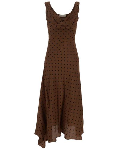 Alessandra Rich Dresses > day dresses > midi dresses - Marron