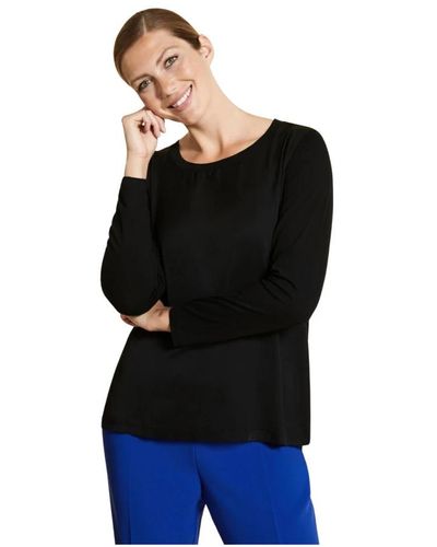 Marina Rinaldi Round-Neck Knitwear - Black
