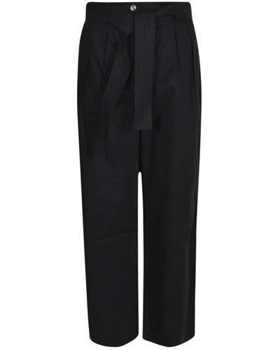 Woolrich Straight Trousers - Black