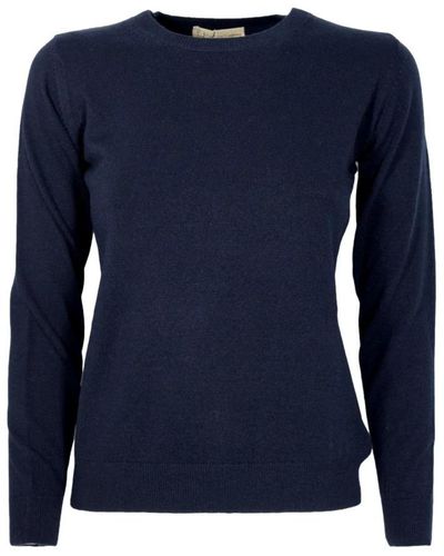Cashmere Company Round-Neck Knitwear - Blue