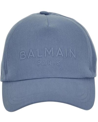 Balmain Accessories > hats > caps - Bleu