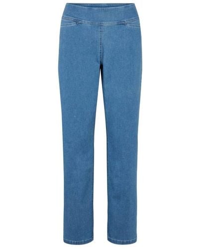 LauRie Cropped Jeans - Blue