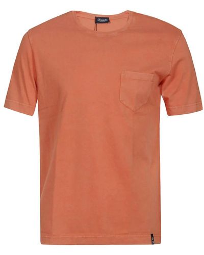 Drumohr T-Shirts - Orange