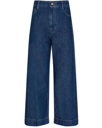 Max Mara Jeans > wide jeans - Bleu