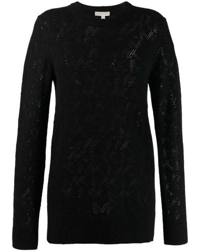 Michael Kors Round-Neck Knitwear - Black