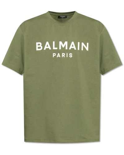 Balmain Tops > t-shirts - Vert