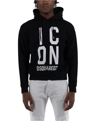 DSquared² Icon cool fit sweatshirt - Schwarz