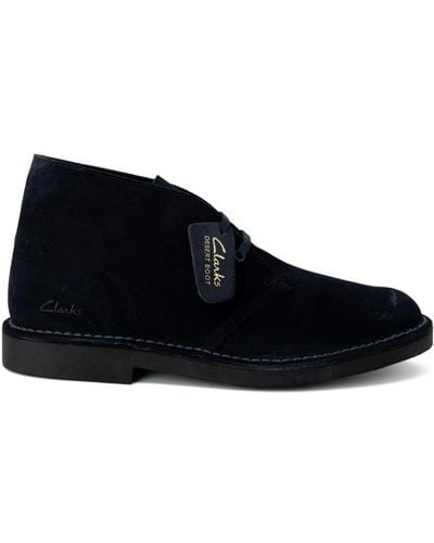 Clarks Lace-Up Boots - Blue