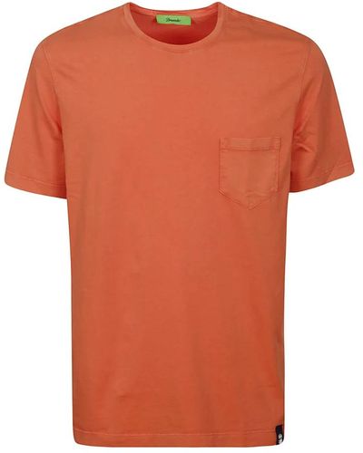 Drumohr T-Shirts - Orange