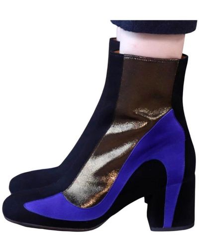 Chie Mihara Heeled Boots - Blue