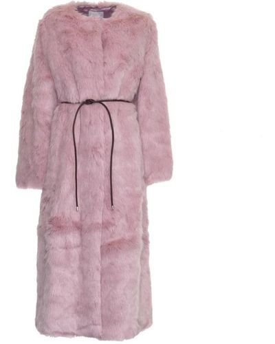 Molliolli Giacche e cappotti rosa da donna aw23 - Viola