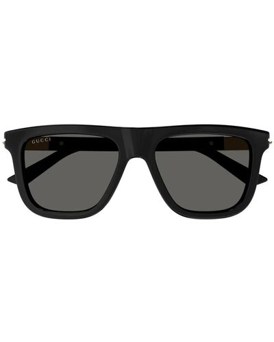 Gucci Gg1502S Linea Web Sunglasses - Black