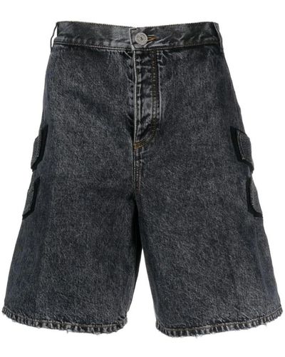 Balmain Denim Shorts - Grey