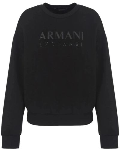 Armani Exchange 3dym78 schwarzer pullover