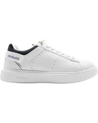Trussardi Shoes > sneakers - Blanc