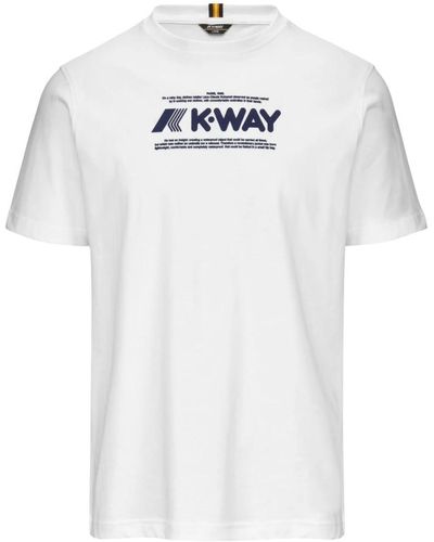 K-Way T-shirt odom - Bianco