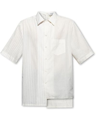 Lanvin Asymmetrisches Hemd - Weiß