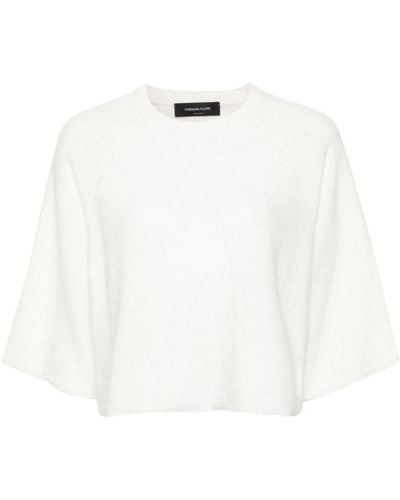 Fabiana Filippi Round-Neck Knitwear - White