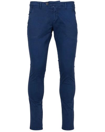 Roy Rogers Slim-fit pantaloni - Blu