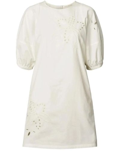 Rabens Saloner Dresses > day dresses > short dresses - Blanc