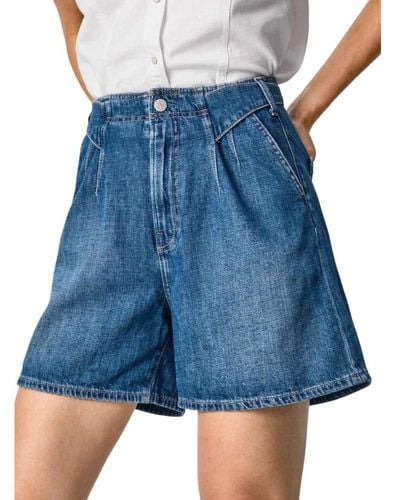 Pepe Jeans Shorts stella adatta per le donne - Blu