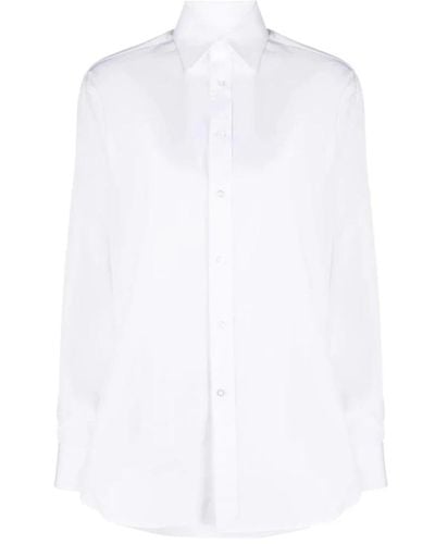 Ralph Lauren Blanco casual top de manga larga para mujer