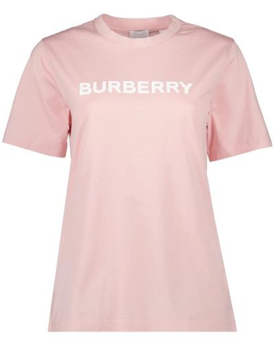Burberry Logo print baumwoll t-shirt - Pink