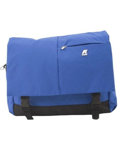 K-Way Messenger Bags - Blue