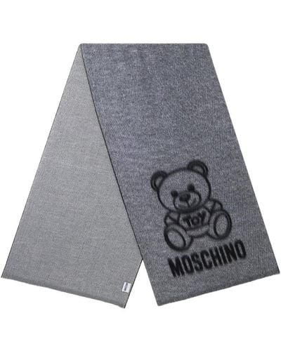 Moschino Winter Scarves - Grey