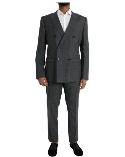 Dolce & Gabbana Suits > suit sets > double breasted suits - Noir