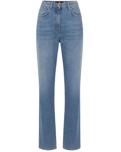 Elisabetta Franchi Jeans straight classici per donne - Blu