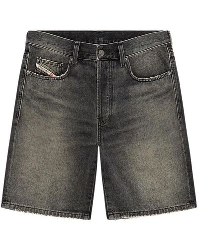 DIESEL Reguläre kurze denim shorts - Grau