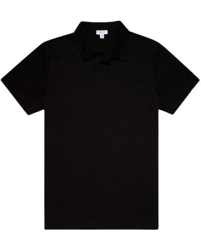 Sunspel T-shirts - Schwarz