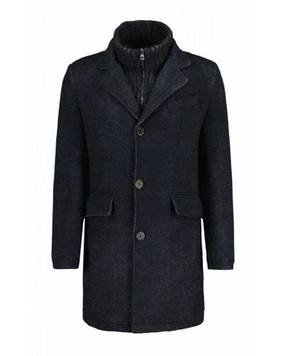 Gimo's Elegante cappotto in misto lana per - Blu