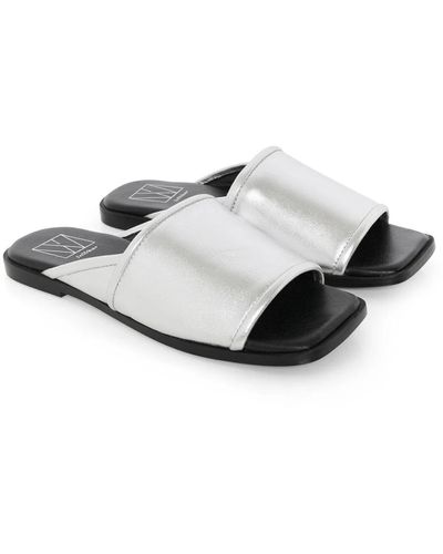 Inwear Sandali slide argento - Grigio