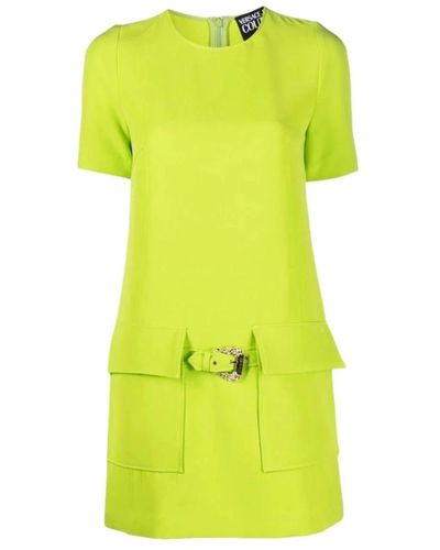 Versace Short Dresses - Gelb