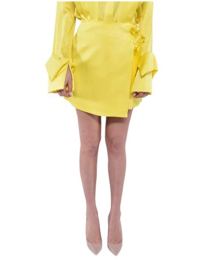 MVP WARDROBE Ava falda envoltura colección primavera - Amarillo