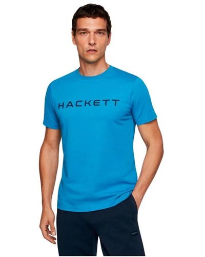 Hackett Büffel baumwolle t-shirt - Blau