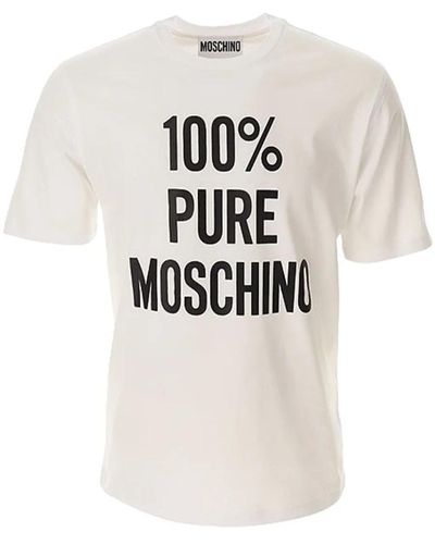 Moschino Kurzarm t-shirt - Weiß
