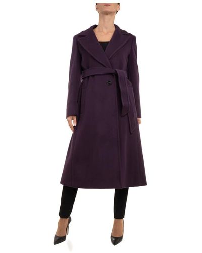 Marella Coats > belted coats - Violet