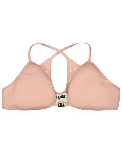 Fendi Sujetador reversible con tirantes finos - Rosa