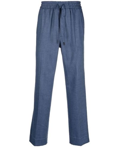 Brioni Straight Trousers - Blue