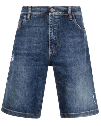 Dolce & Gabbana Shorts > denim shorts - Bleu