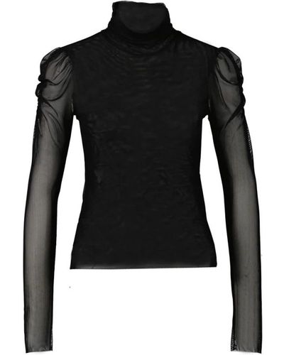 Silvian Heach Long Sleeve Tops - Black