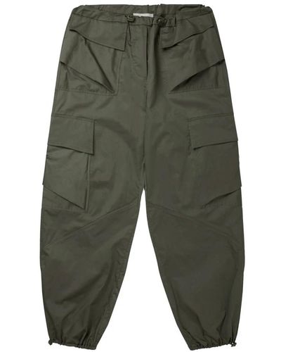 Munthe Pantalones cargo cool con cuerdas de escalada - Verde
