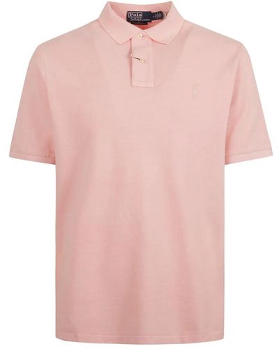 Ralph Lauren Rosa polo shirt besticktes logo - Pink
