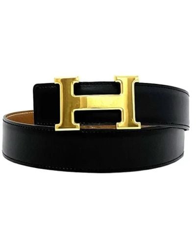 Hermès Cintura in pelle nera usata - Nero
