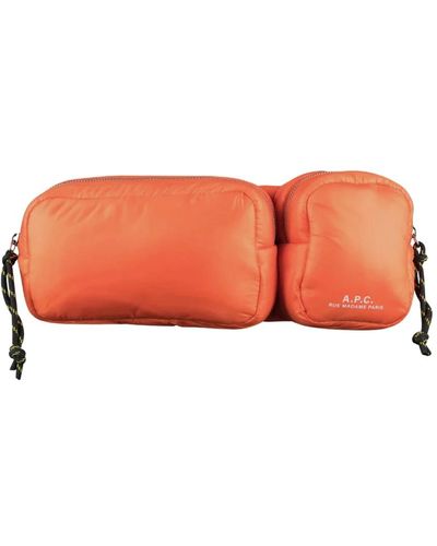 A.P.C. Bags > belt bags - Orange