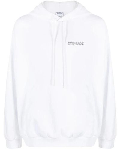 Marcelo Burlon Sweatshirts & hoodies > hoodies - Blanc