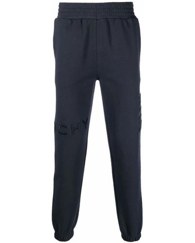 Givenchy Trousers > sweatpants - Bleu